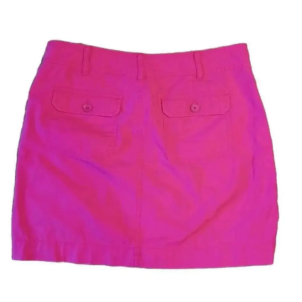 GH Bass & Co Pink Cotton Skirt Women's Size 6